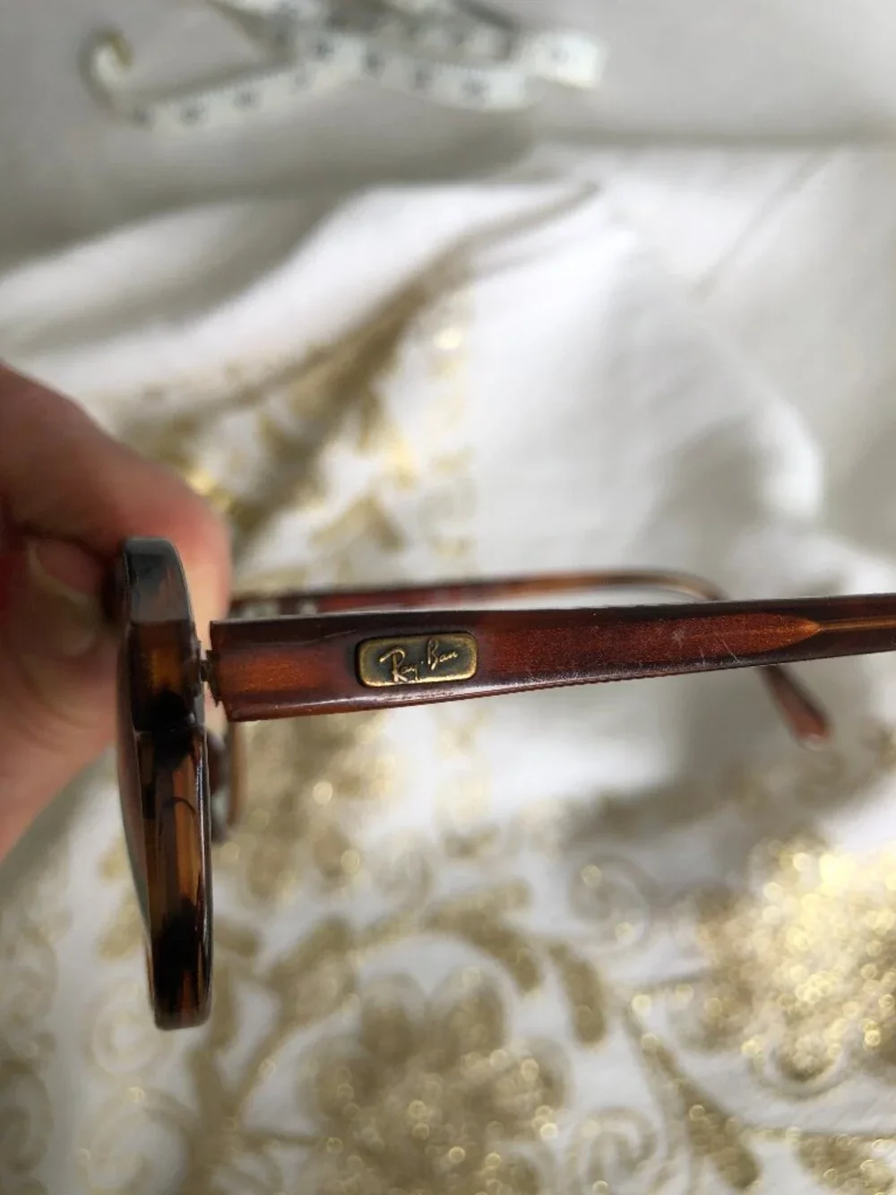 Vintage Ray-Ban Sunglasses Gatsby Style 1, W0931 Tortoise with Green Lenses